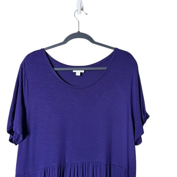 J. Jill Purple Maxi Dress - Picture 4 of 9